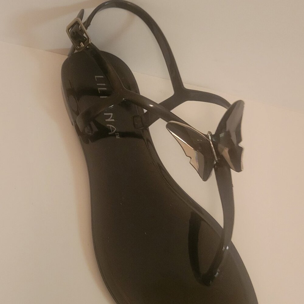 Women's Butterfly Decorated Flat Open Toe Sandals